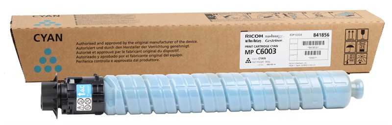 Ricoh MP C6003 Orjinal Mavi Toner Ricoh MP C6003 Orjinal Mavi Toner